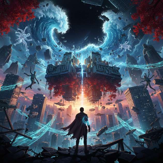 Shattered Realms: Echoes of Eternity - Jabali AI Poster