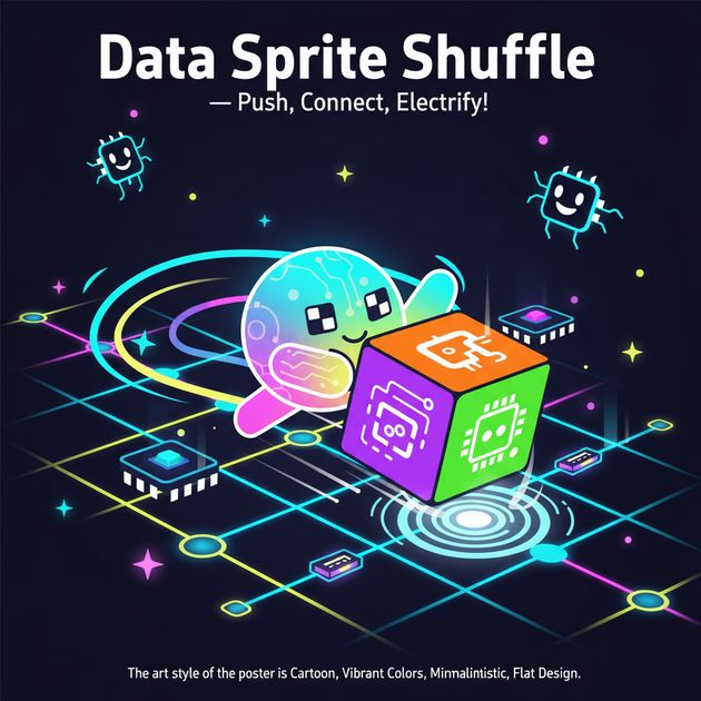 Data Sprite Shuffle - Jabali AI Poster