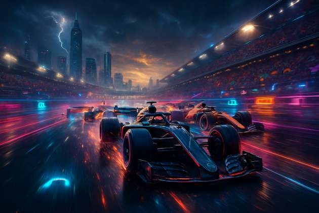 F1: Circuit Blitz - Jabali AI Poster