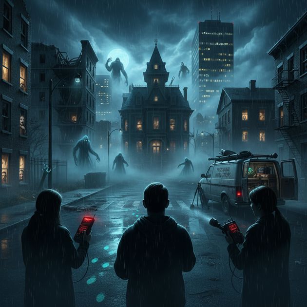 City of Haunts - Jabali AI Poster