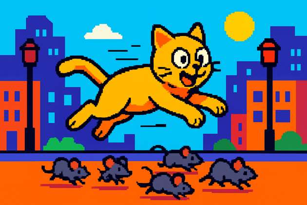 Big Cat City Dash - Jabali AI Poster