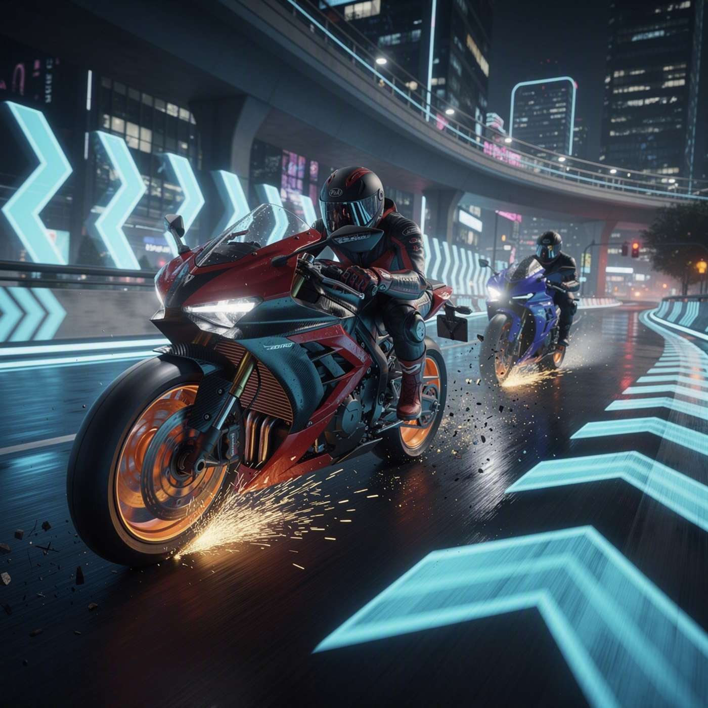 Carreras de Motos Extremas game artwork