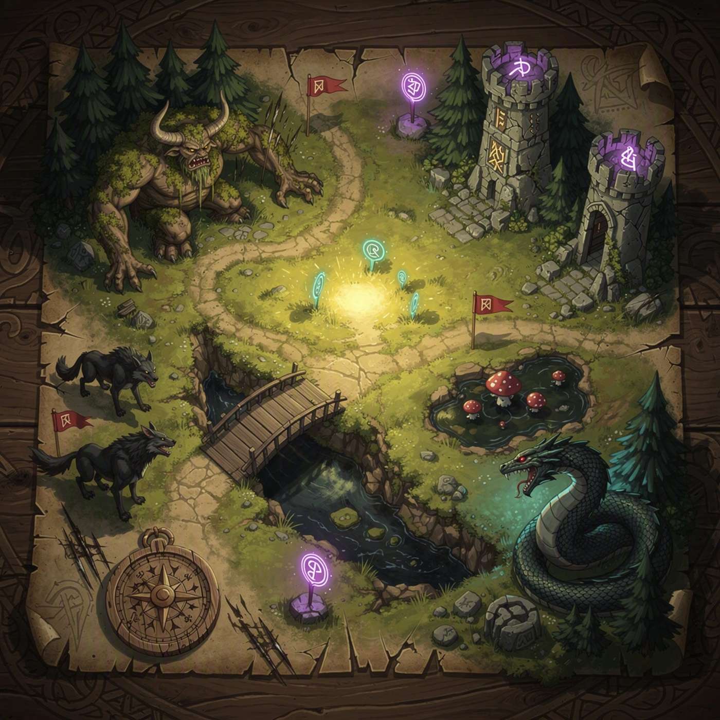 Лес монстров game artwork