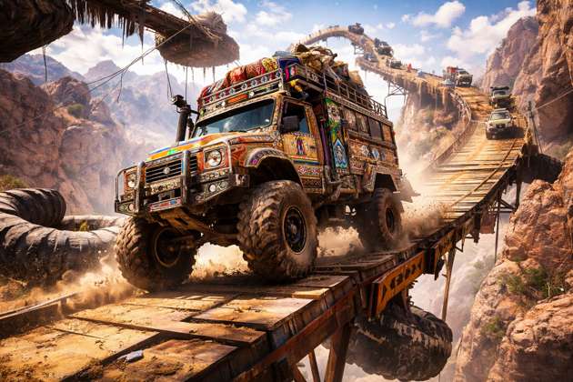 Pak 4x4 Offroad Parkour - Jabali AI Poster