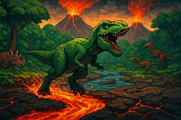 T-Rex Run - Jabali AI Poster