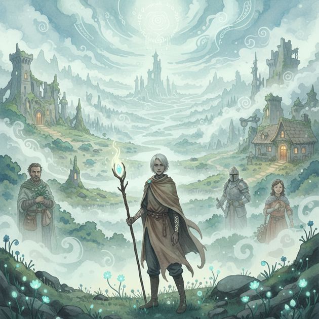 Mistbound Valley - Jabali AI Poster