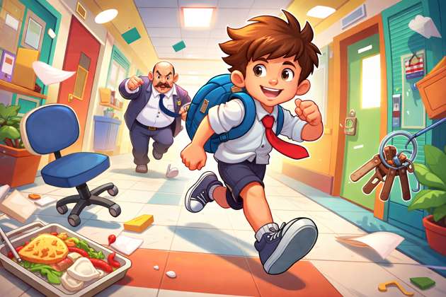 Bobby Bunks School - Jabali AI Poster