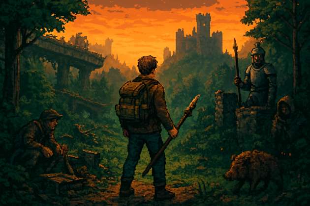 Ruins of Survival - Jabali AI Poster