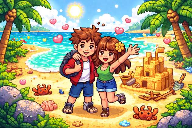 JS aventura en la playa - Jabali AI Poster