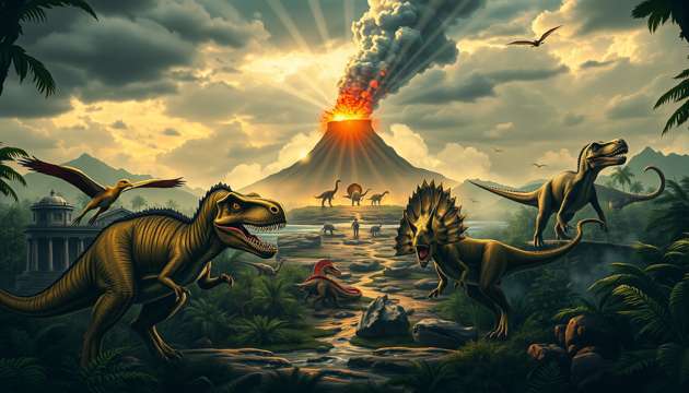 Clash of the Titans: Cretaceous - Jabali AI Poster