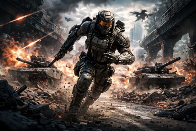 3D Warzone Clash - Jabali AI Poster