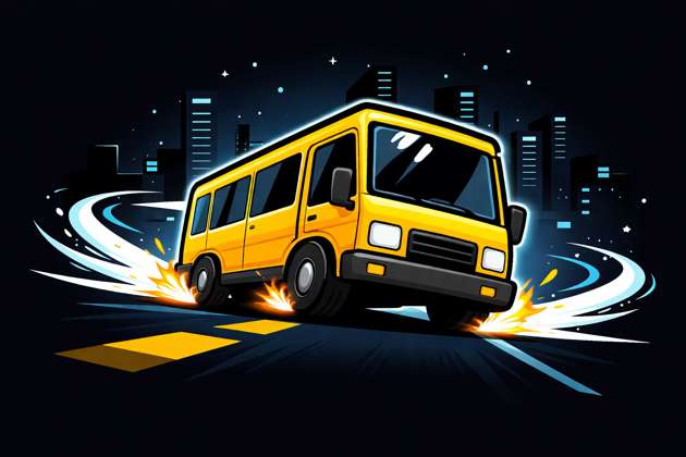 Bus Dash - Jabali AI Poster