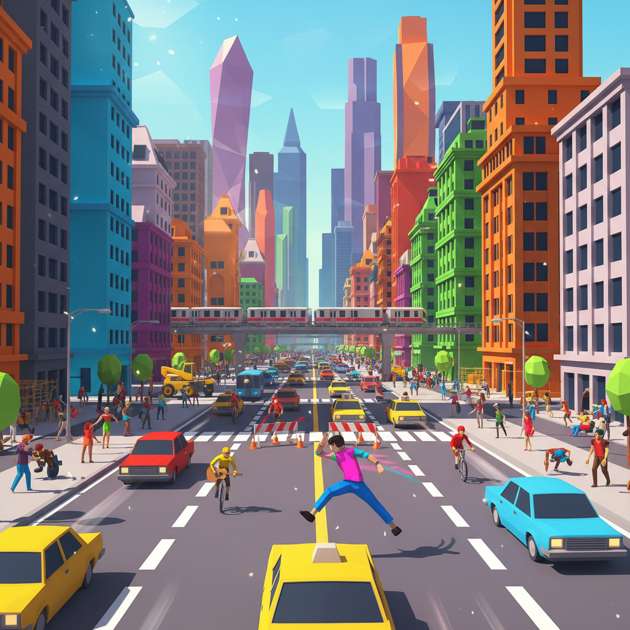City Rush - Jabali AI Poster