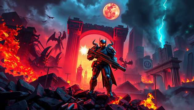 Infernal Rampage - Jabali AI Poster