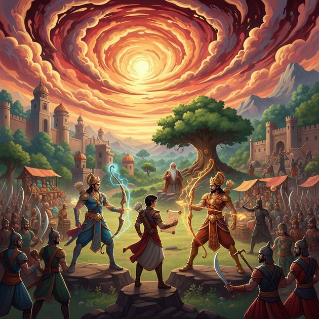 Kurukshetra: Battle of Legends - Jabali AI Poster