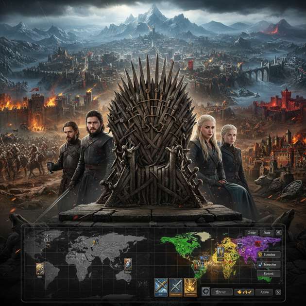 Thrones of Conquest - Jabali AI Poster