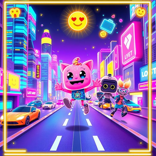 Zippy Pixel: Friendship Frenzy - Jabali AI Poster