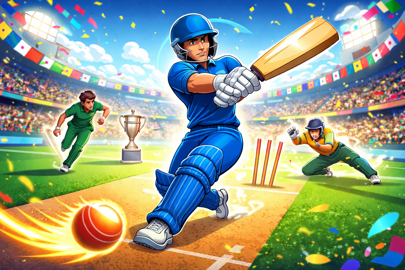 Cricket Clash World Cup T20 ODI UPL - Instant game by Jabali AI