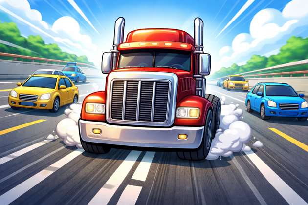 Heavy Truck Rush - Jabali AI Poster