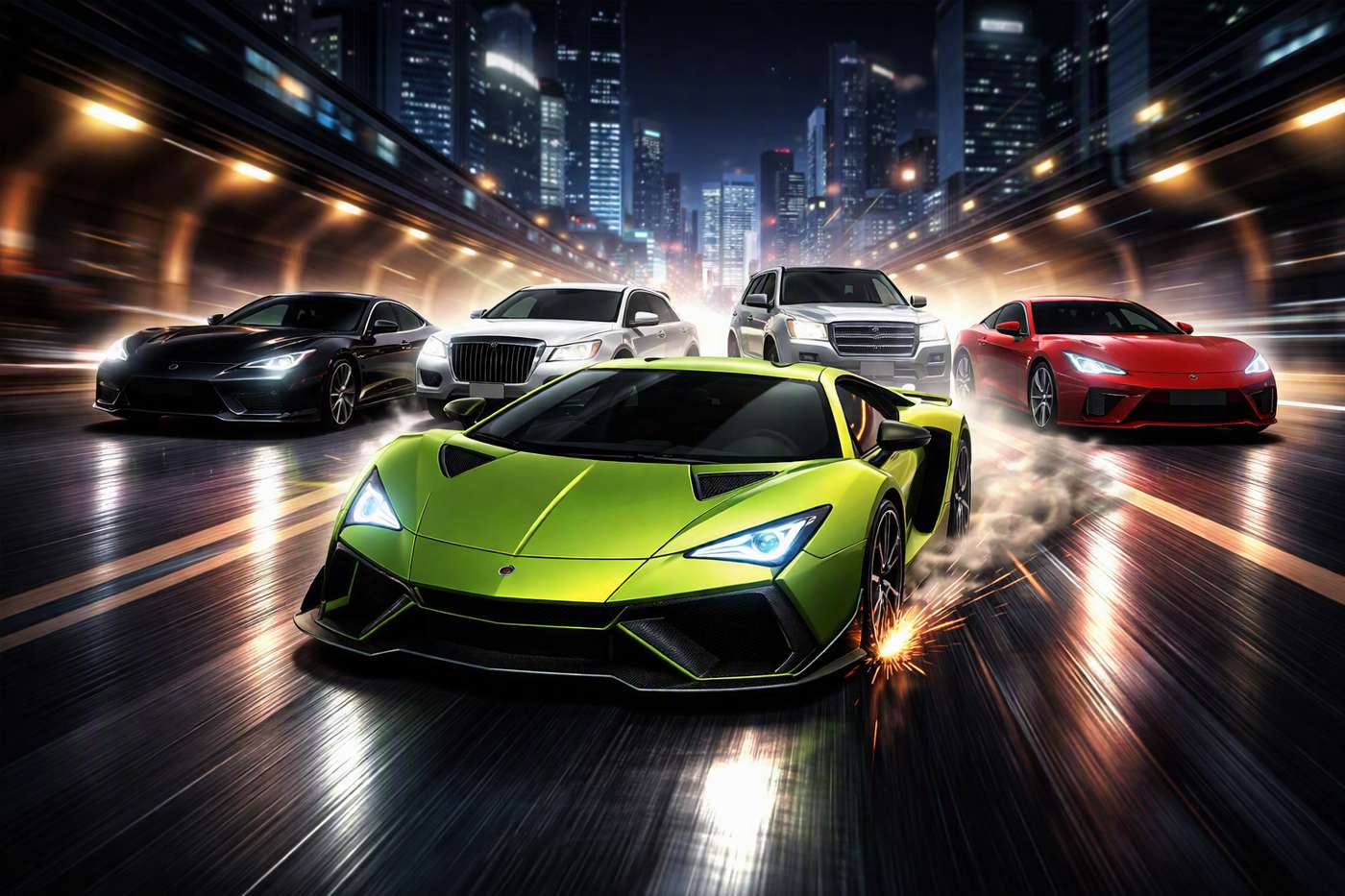 Super 3D Car King 5 game artwork