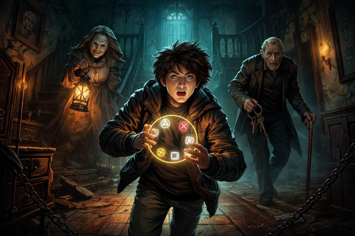 Granny Grandpa Escape game artwork