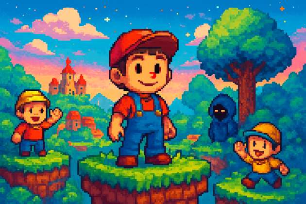 Marco's Pixel Quest - Jabali AI Poster