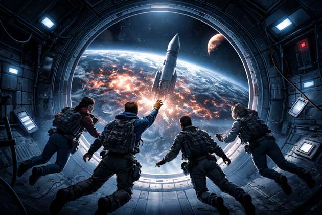 Last Crew to Mars - Jabali AI Poster