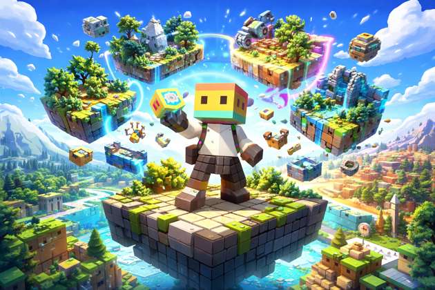 BlockCraft Bedrock Free - Jabali AI Poster