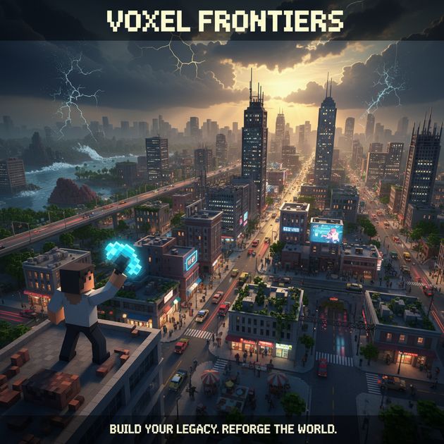 Voxel City Rebuild - Jabali AI Poster