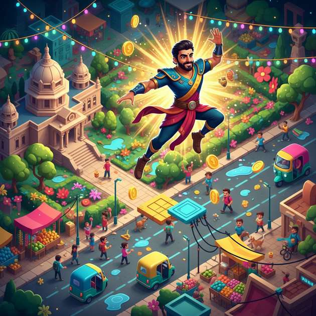 Darshan City Rush - Jabali AI Poster