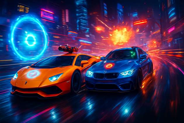 Turbo Clash Circuit - Jabali AI Poster