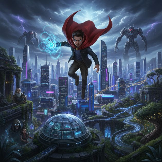 Ascendant City - Jabali AI Poster