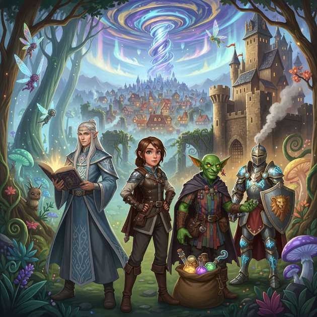 Kingdoms of Enchantment - Jabali AI Poster