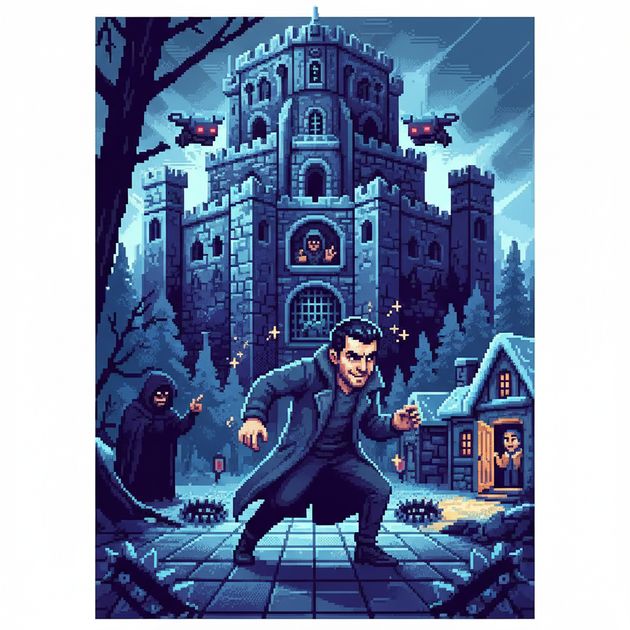 Frostbound Escape - Jabali AI Poster