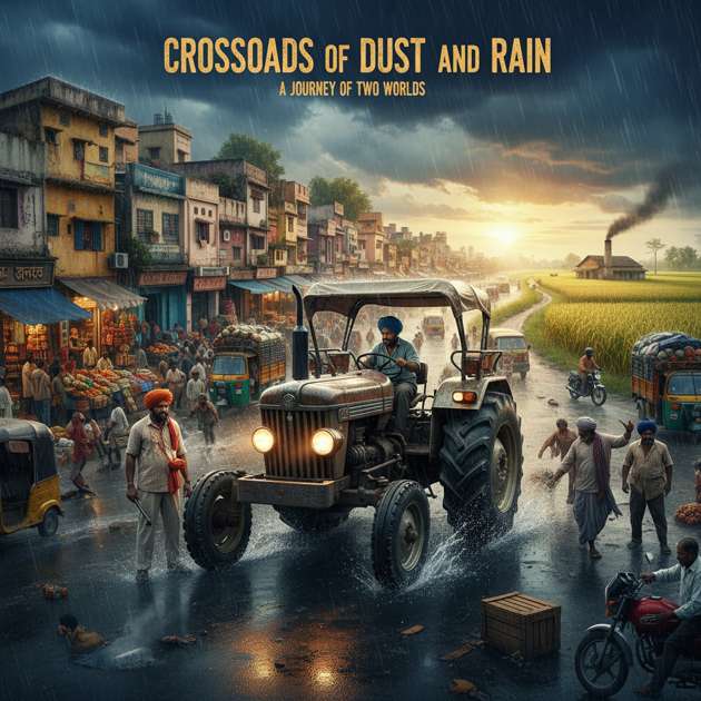 Tractor Paths: India - Jabali AI Poster