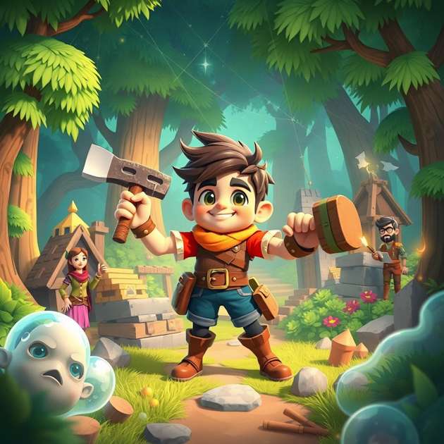 Timberheart: Forest Builders - Jabali AI Poster