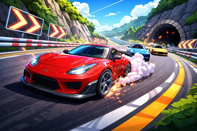 Turbo Drift Rush - Jabali AI Poster