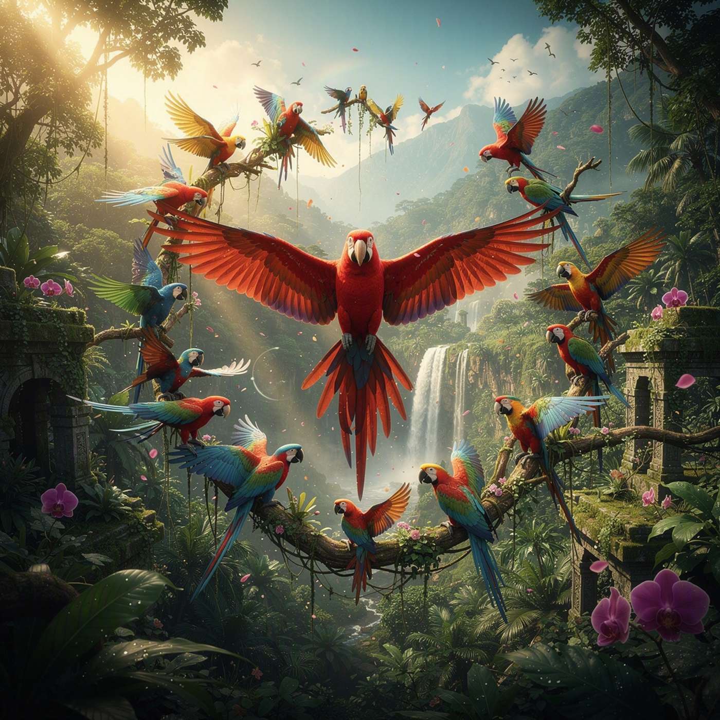 Parrot Paradise game artwork