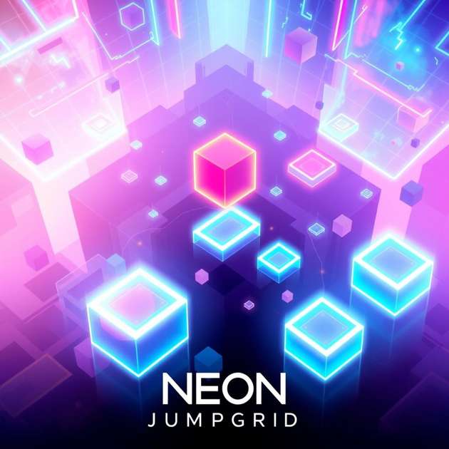 Neon Jumpgrid - Jabali AI Poster