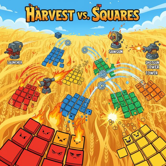 Harvest vs. Squares - Jabali AI Poster
