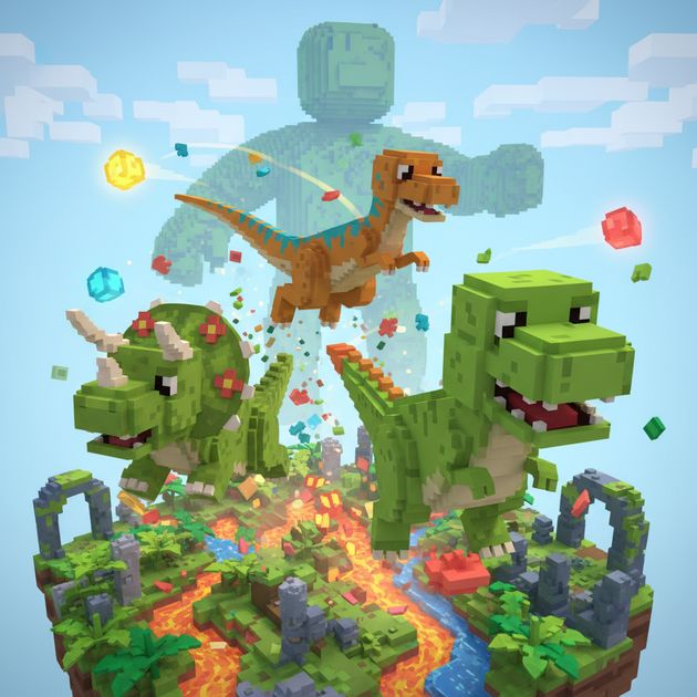 Jumpasaurus Joyride - Jabali AI Poster