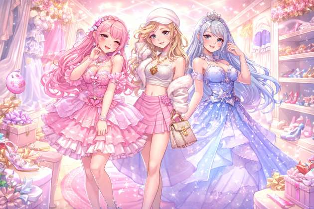 Dress Up Beauty Girls - Jabali AI Poster