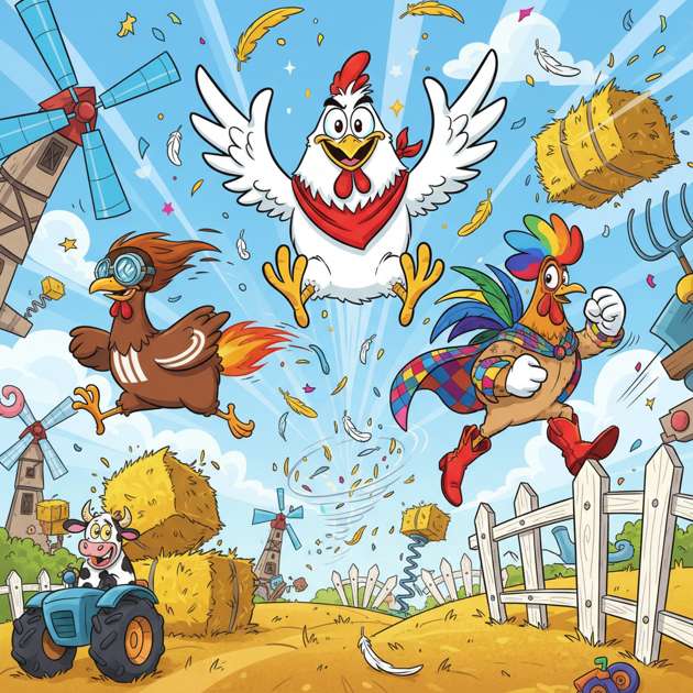 Fowl Play Frenzy - Jabali AI Poster