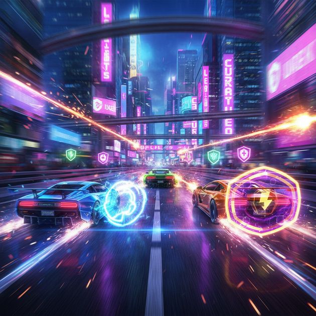 VoltRacer Urban Warfare - Jabali AI Poster