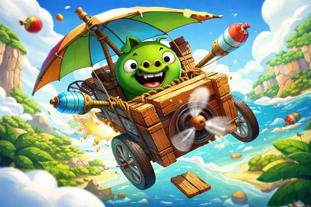 Bad Piggies Angry Adventure - Jabali AI Poster
