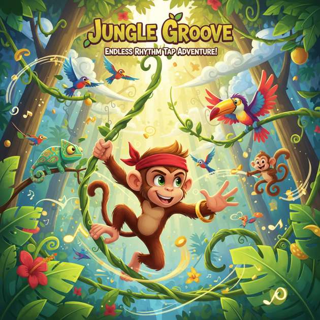 Jungle Tempo: Momo’s Swing - Jabali AI Poster