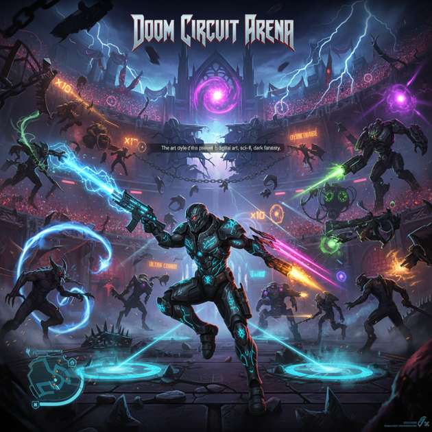 Doom Circuit Arena - Jabali AI Poster