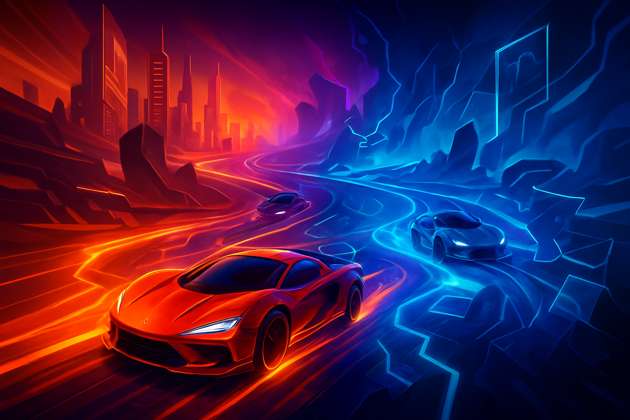 Rift Racers - Jabali AI Poster