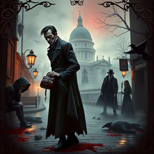 Blood Upon the Thames - Jabali AI Poster