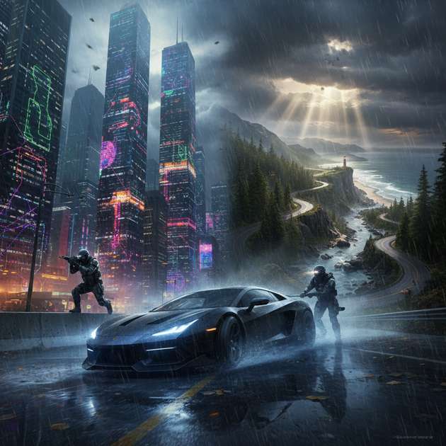 Urban Wilds Unleashed - Jabali AI Poster